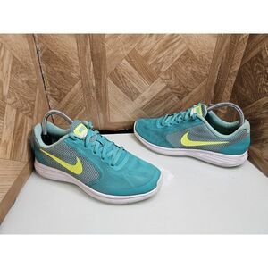 Nike Women's Revolution 3 Running Training blue Shoes Size 7.5 GS 6Y.  628